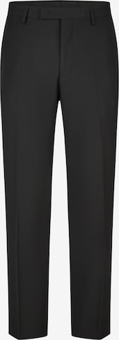 HECHTER PARIS Skinny Trousers with creases 'NOS SF' in Black: front