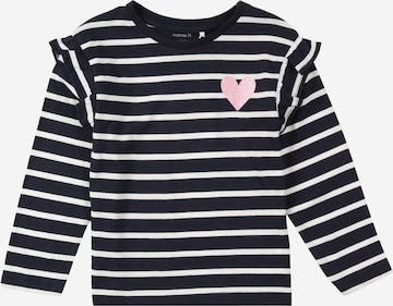 Tricou de la NAME IT pe albastru: față