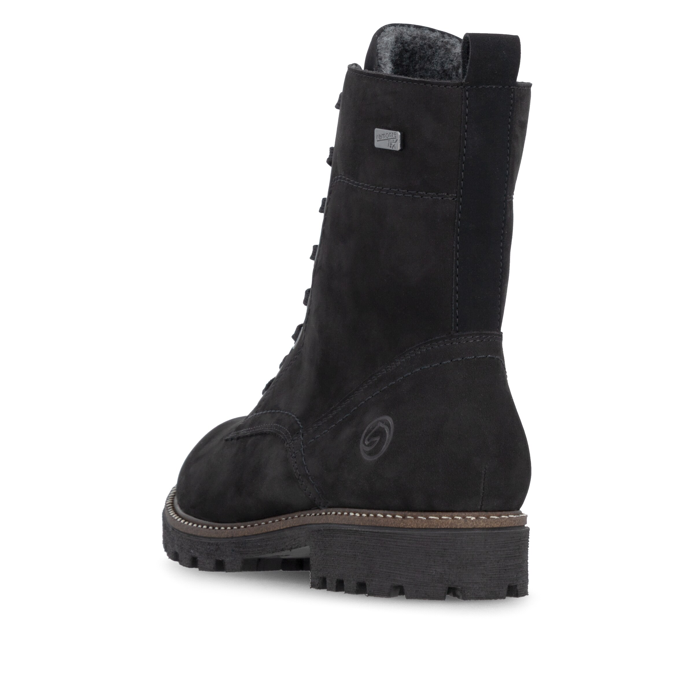 Bottes à lacets ' D8489 ' REMONTE en noir