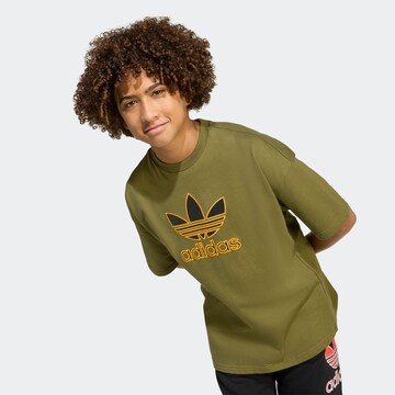 ADIDAS ORIGINALS Shirt 'Trefoil' in Green