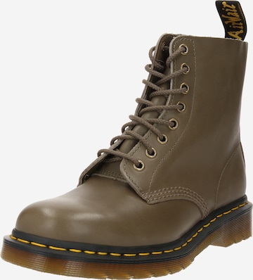 Dr. Martens Lace-Up Boots '1460 Pascal' in Green: front
