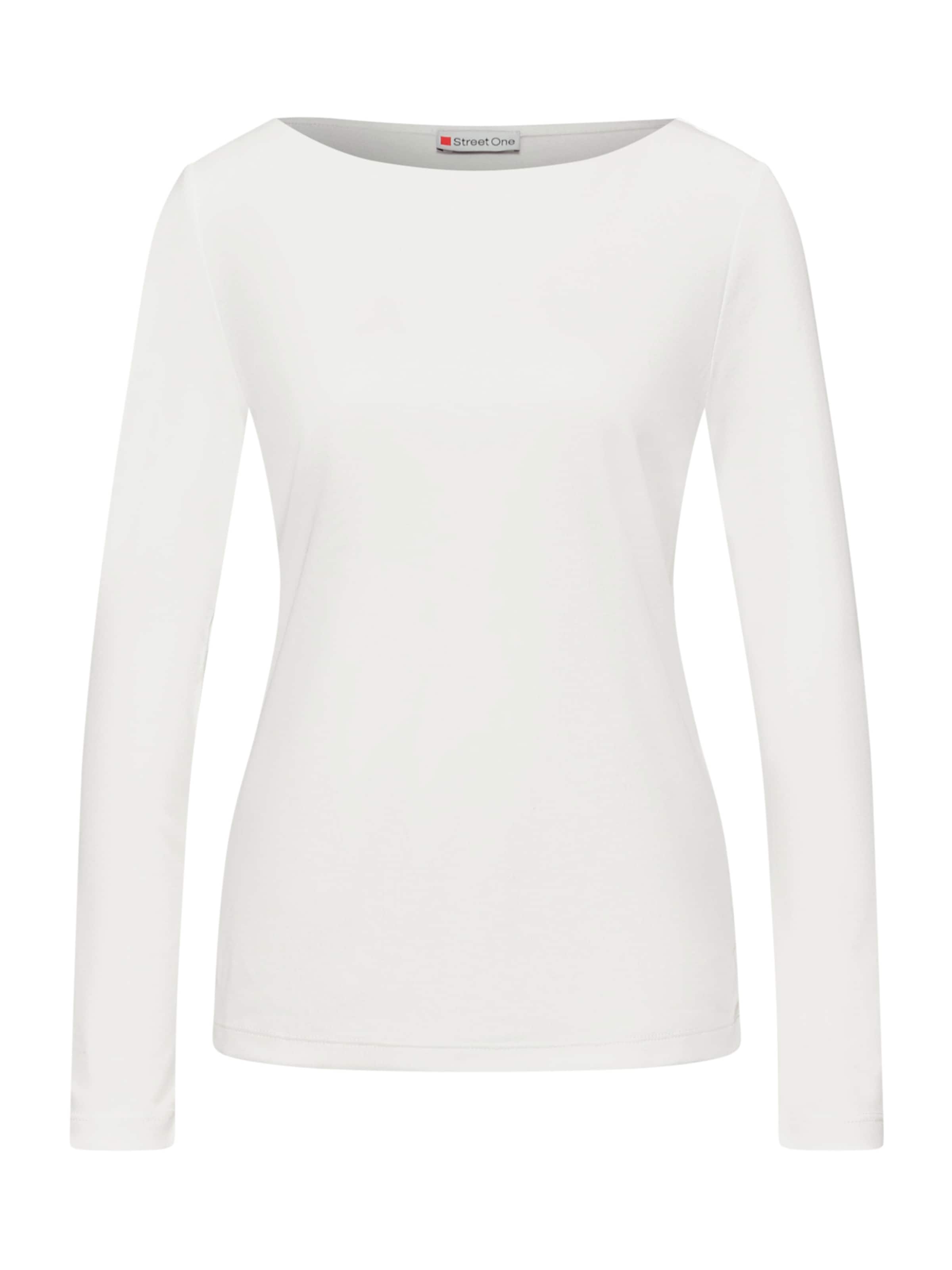 STREET ONE Футболка 'Lanea' в Белый: спереди