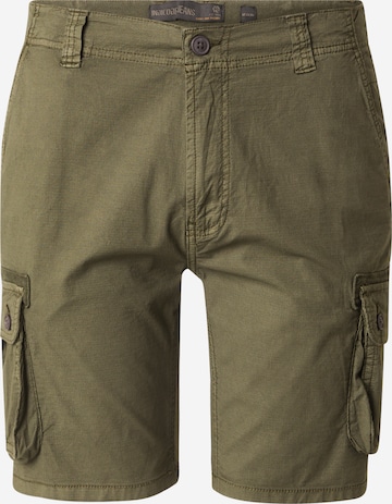 INDICODE JEANS Cargo nadrágok 'INLanny' - zöld: elől