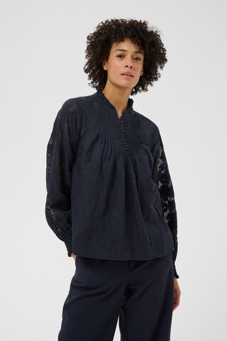 Chemisier 'ZayanPW' Part Two en bleu : devant