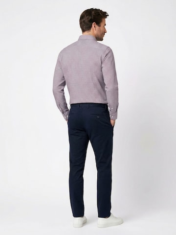 DESOTO Slim fit Button Up Shirt in Red