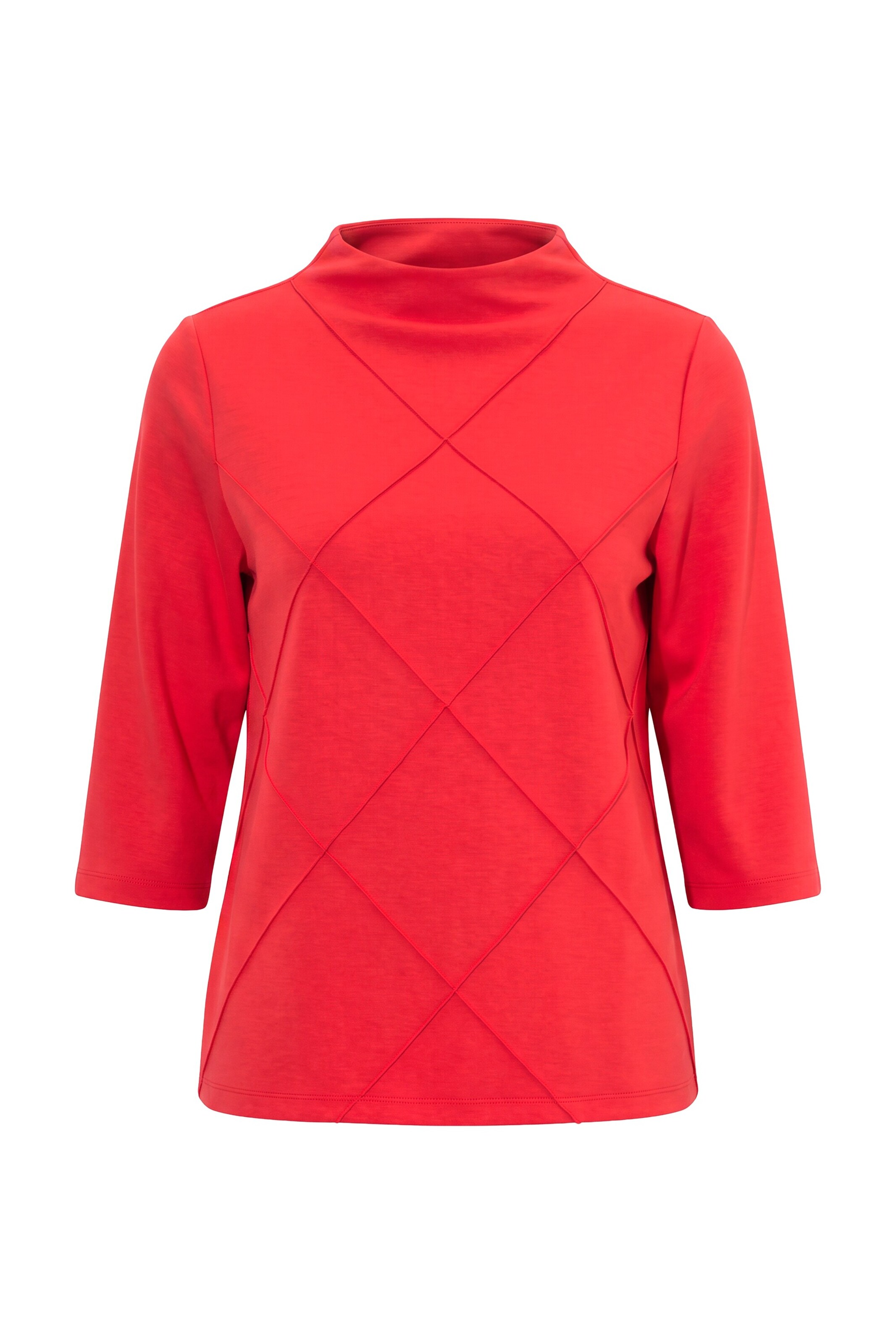 Ulla Popken Sweatshirt in Rood: voorkant