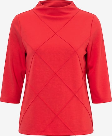 Ulla Popken Sweatshirt in Rood: voorkant