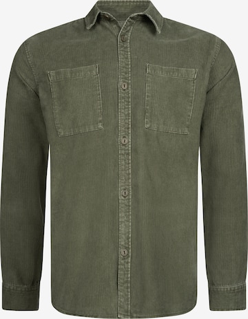 INDICODE JEANS Hemd 'Thyge' in Grün: Vorderseite