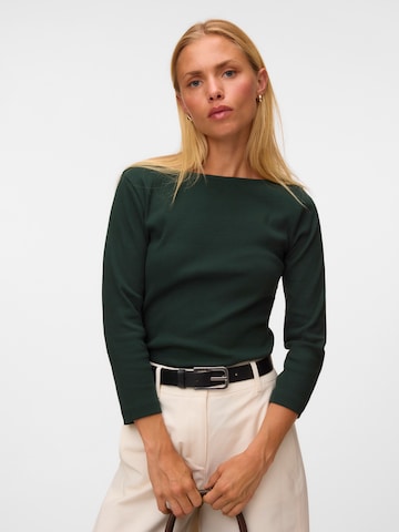 VERO MODA Shirt 'VMCHLOE PANDA' in Green: front