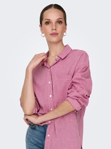 Camicia da donna 'ONLYVETTE' di ONLY in rosso