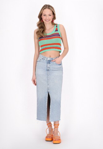 MYMO Knitted top 'Spring Summer' in Green