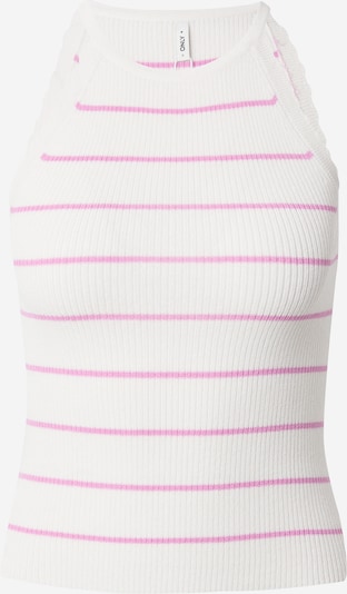 Top in maglia 'GEMMA' ONLY di colore rosa / bianco, Visualizzazione prodotti