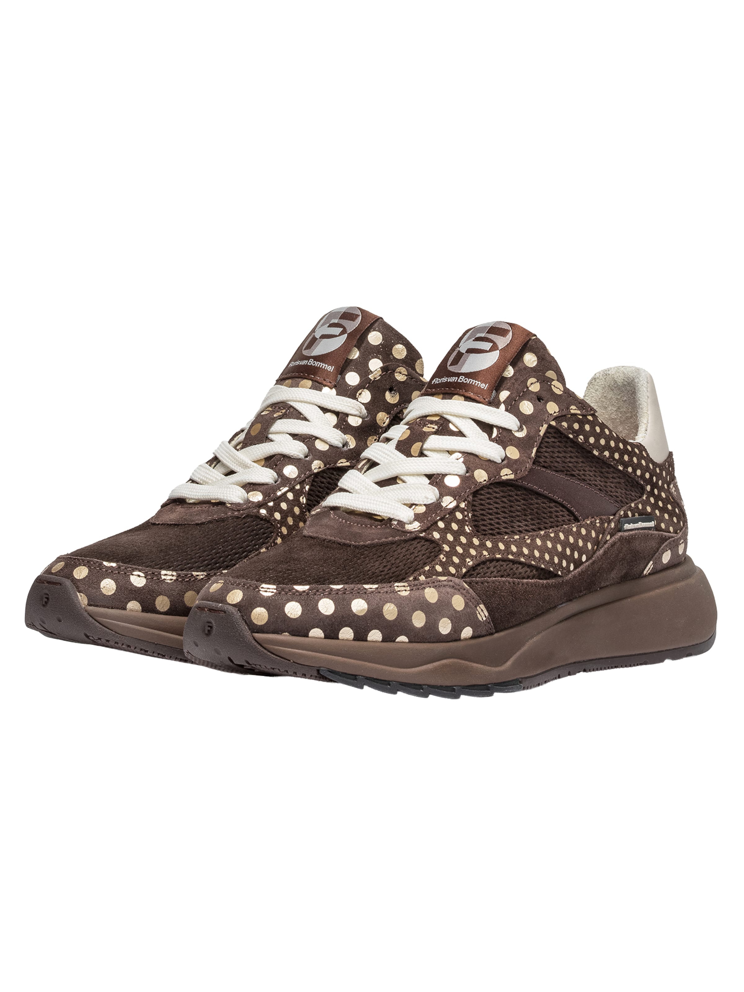 Floris van Bommel Sneakers laag 'SUVI' in Bruin