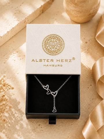 Alster Herz Řetízek 'VERONA FOUR HEARTS' – stříbrná