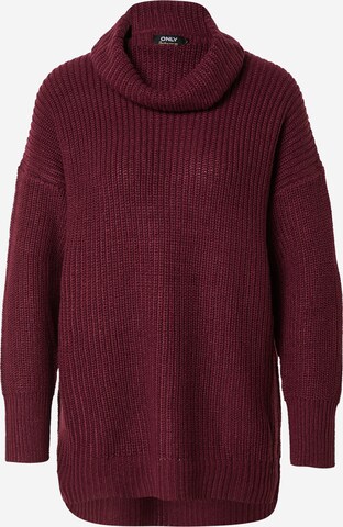 Pullover 'NICA' di ONLY in rosso: frontale