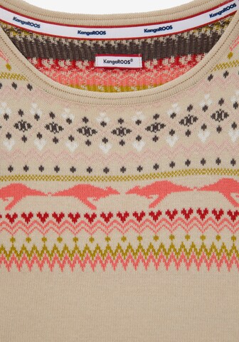 KangaROOS Sweater in Beige