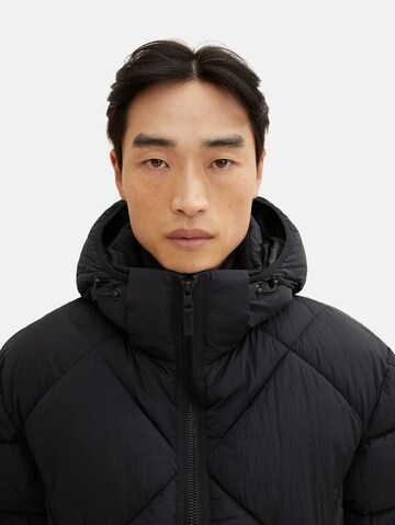 TOM TAILOR Winter Jacket in Black