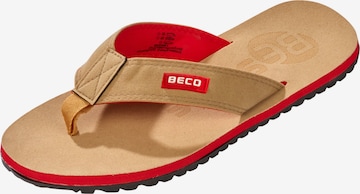 BECO the world of aquasports Zehentrenner 'BEactive' in Beige: predná strana