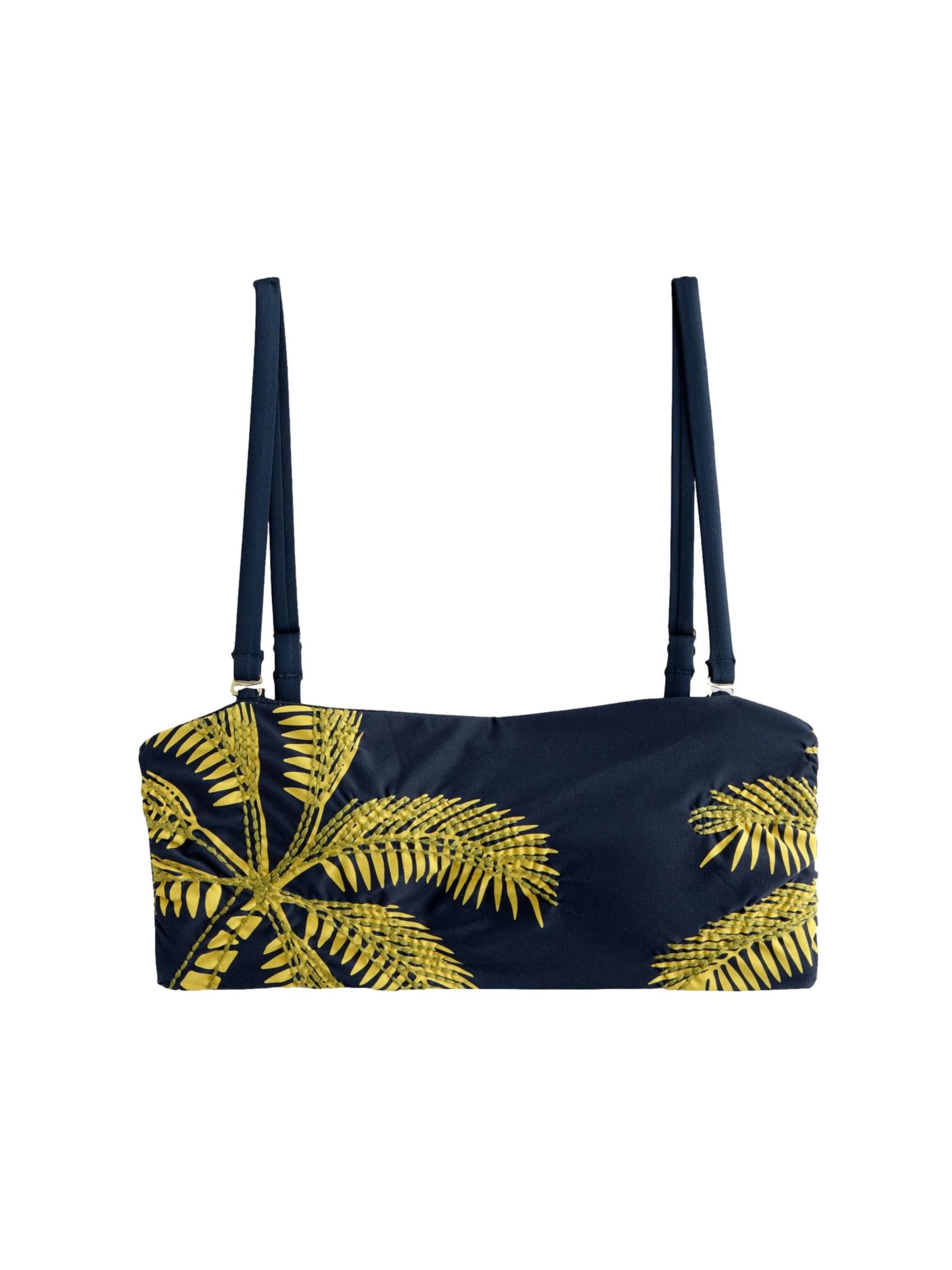 Next Bandeau Bikiniöverdel i blå: framsida