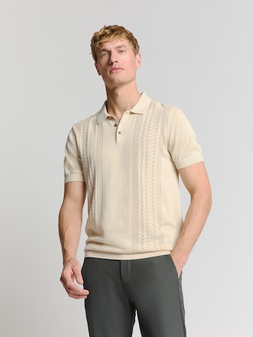 T-Shirt No Excess en beige : devant