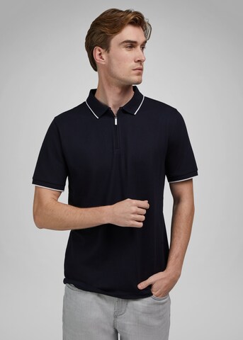 HECHTER PARIS Poloshirt in Blau: Vorderseite