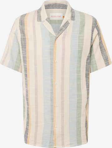 Revolution Regular fit Button Up Shirt in Green: front