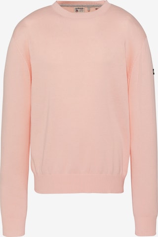 Schott NYC Pullover in Pink: Vorderseite