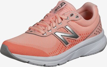 Chaussure de course '411' new balance en rose : devant