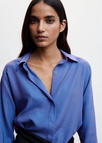 MANGO Blouse 'Lima' in Blue