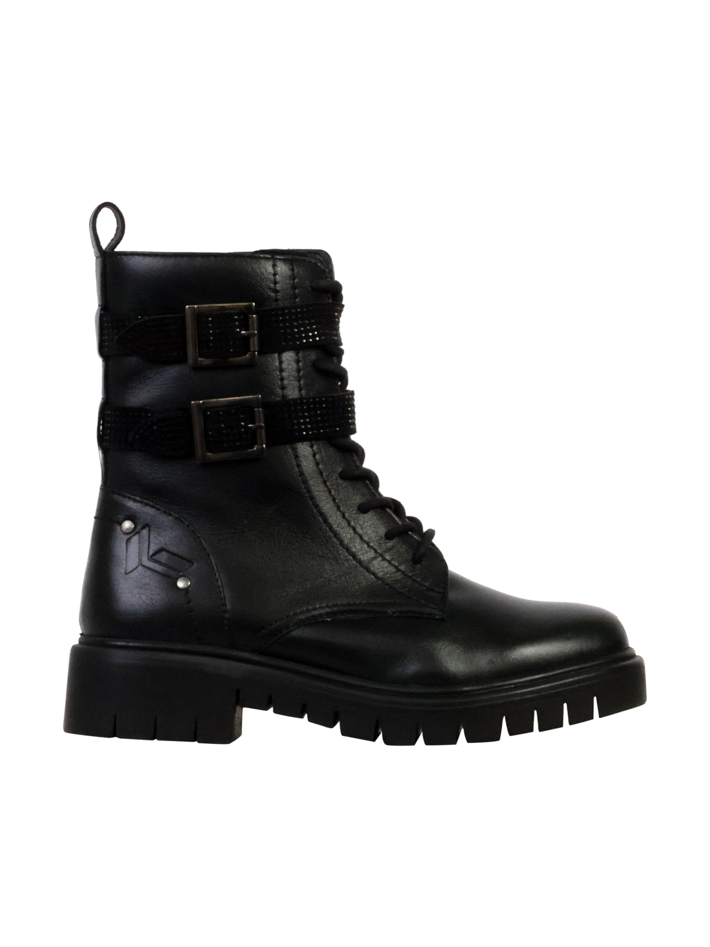 Kaporal Ankle boots 'Lederstiefeletten Aimie' in Black: front