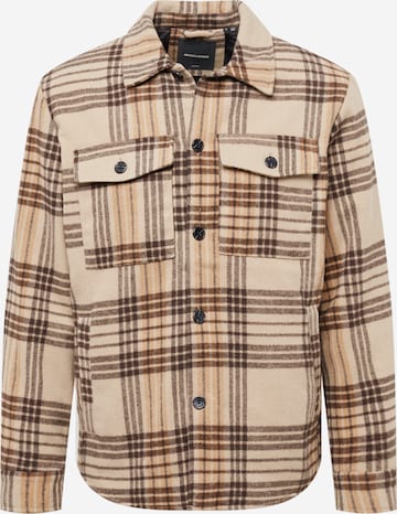 Veste mi-saison JACK & JONES en beige : devant