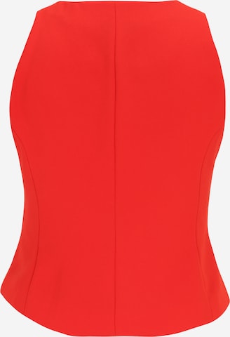 Gilet de costume River Island Petite en rouge