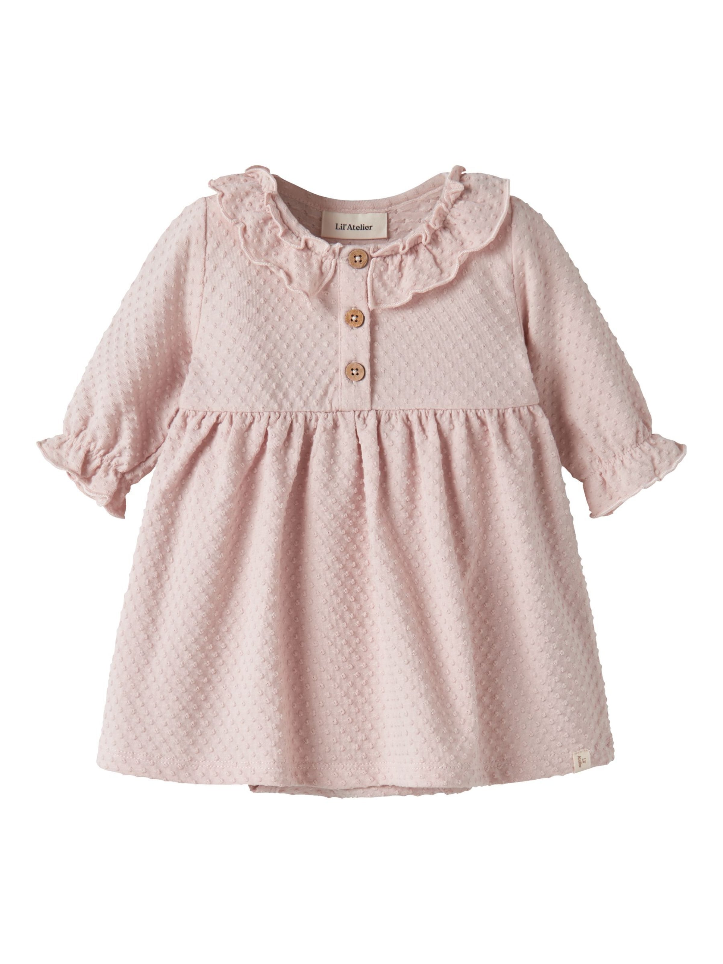 Abito di Lil'Atelier in lilla: frontale