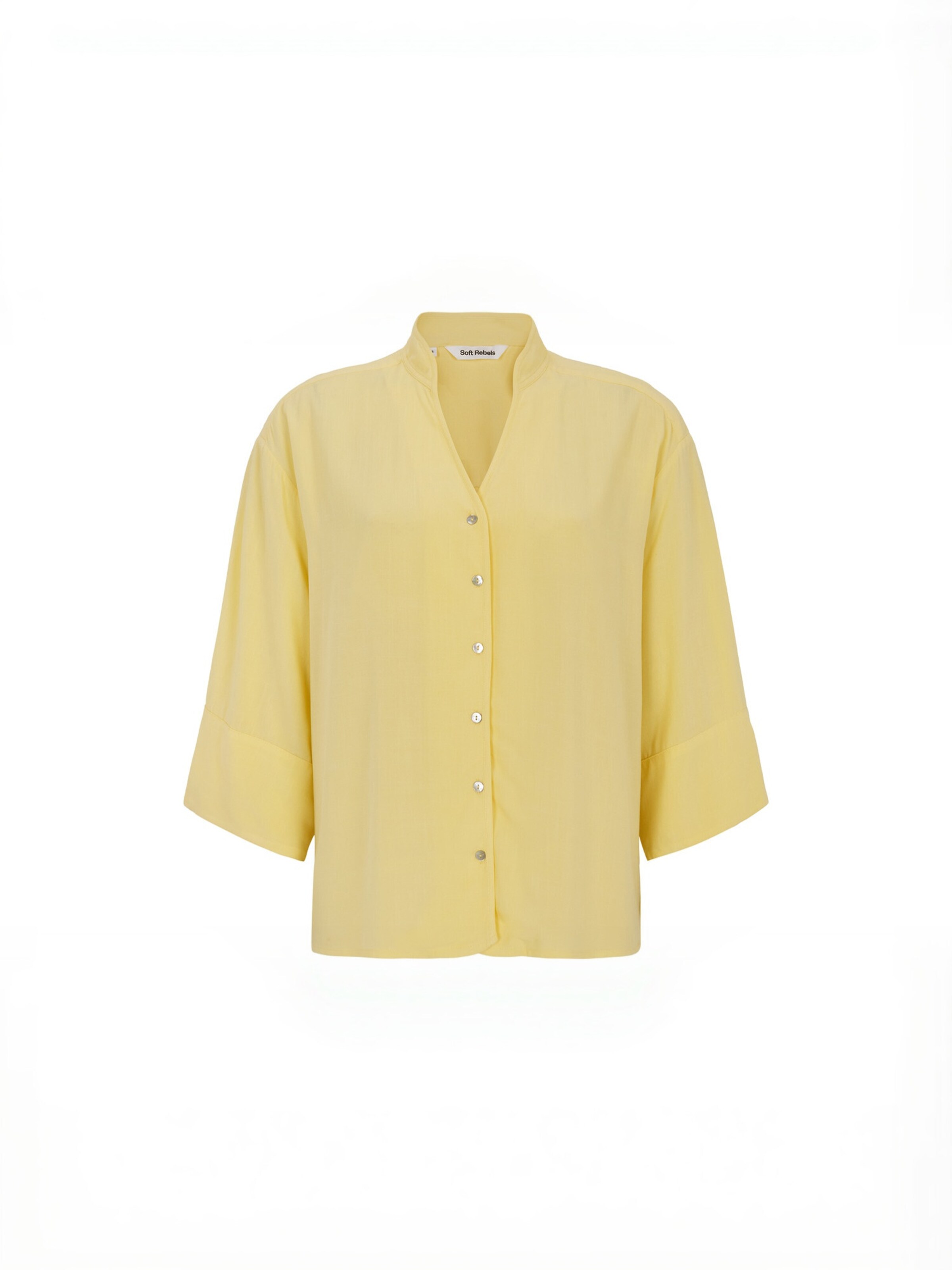 Soft Rebels - Camisa ' SRPansy ' em amarelo: frente