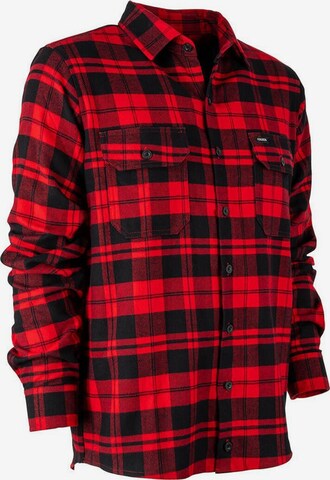FORSBERG Regular fit Button Up Shirt 'Reyvo' in Red