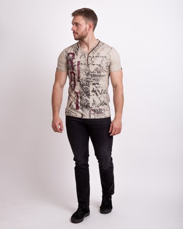 T-Shirt 'Riot' Key Largo en beige