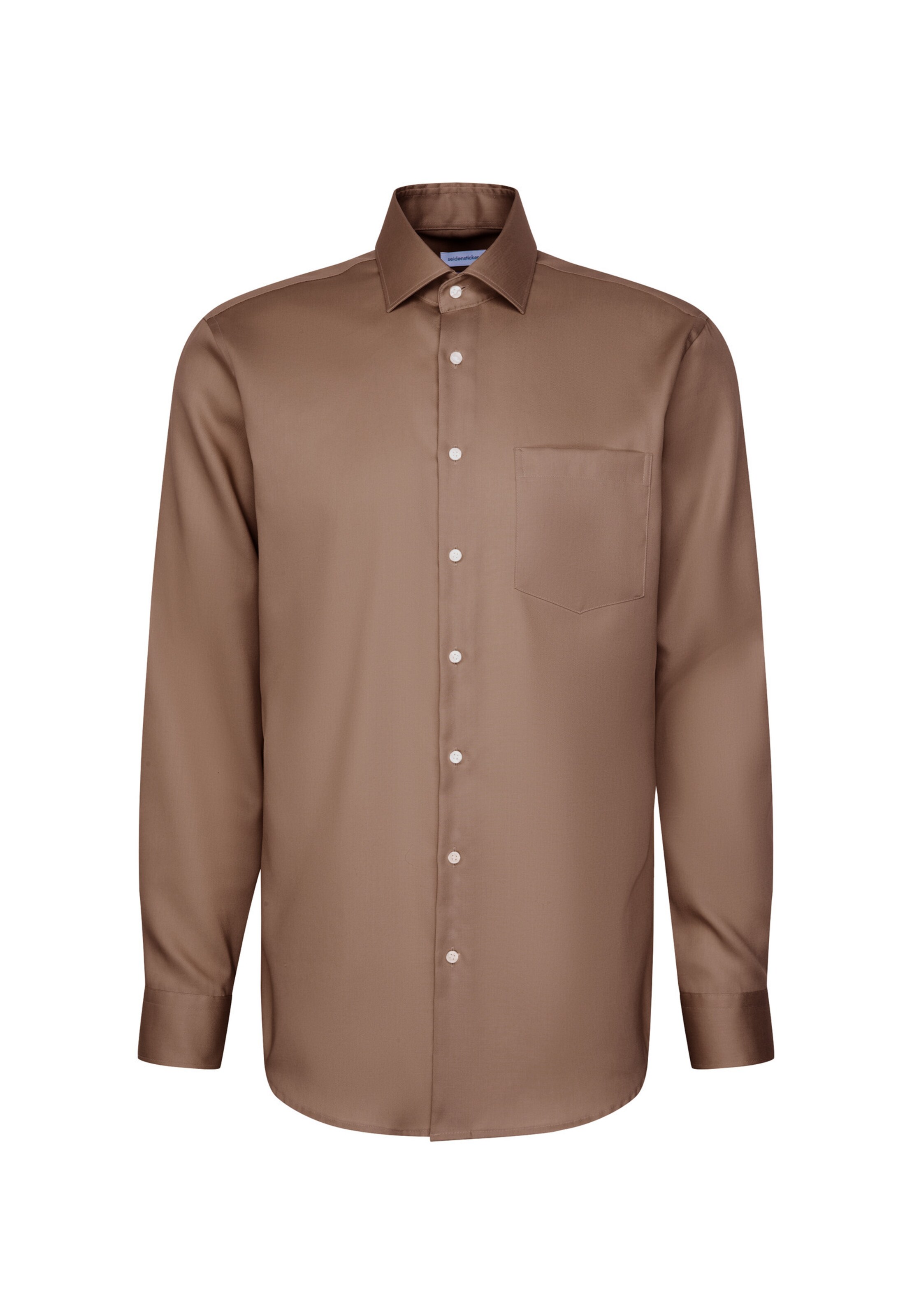 Coupe regular Chemise SEIDENSTICKER en marron