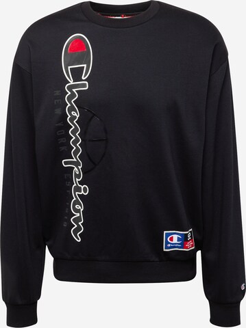 Champion Authentic Athletic Apparel Sweatshirt in Zwart: voorkant