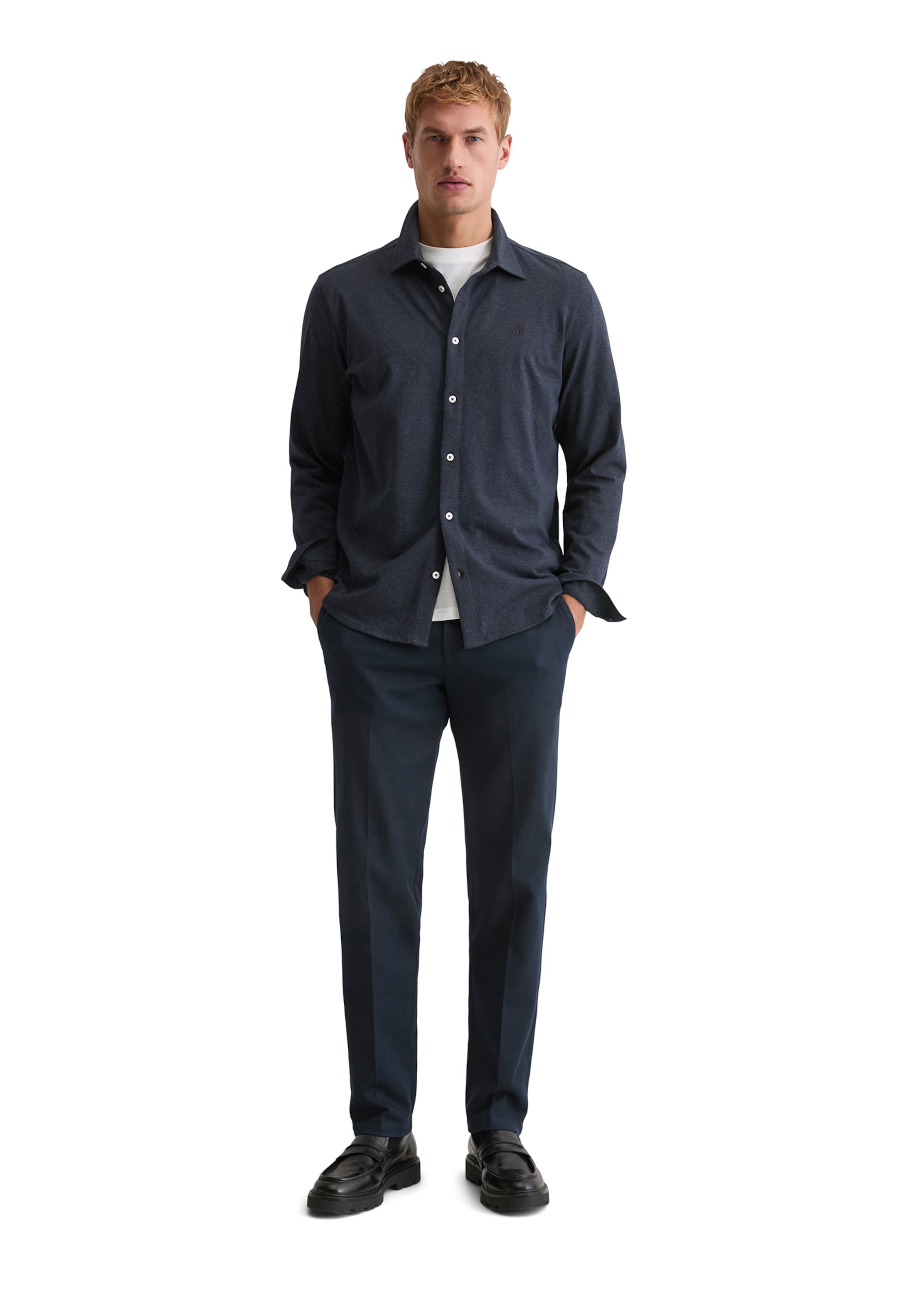 Marc O'Polo Regular fit Button Up Shirt in Blue