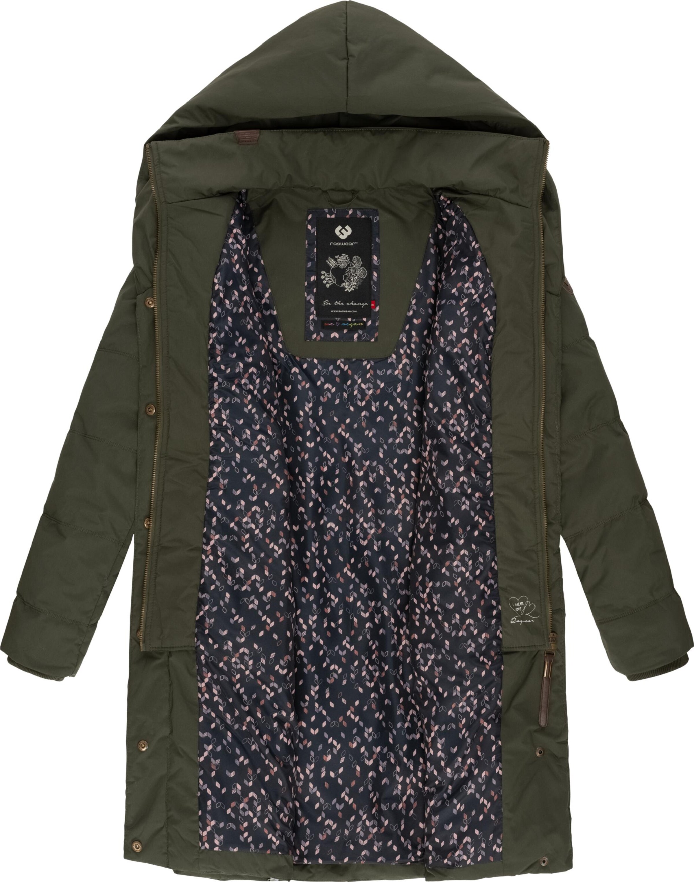 Cappotto invernale 'Natalka' di Ragwear in verde