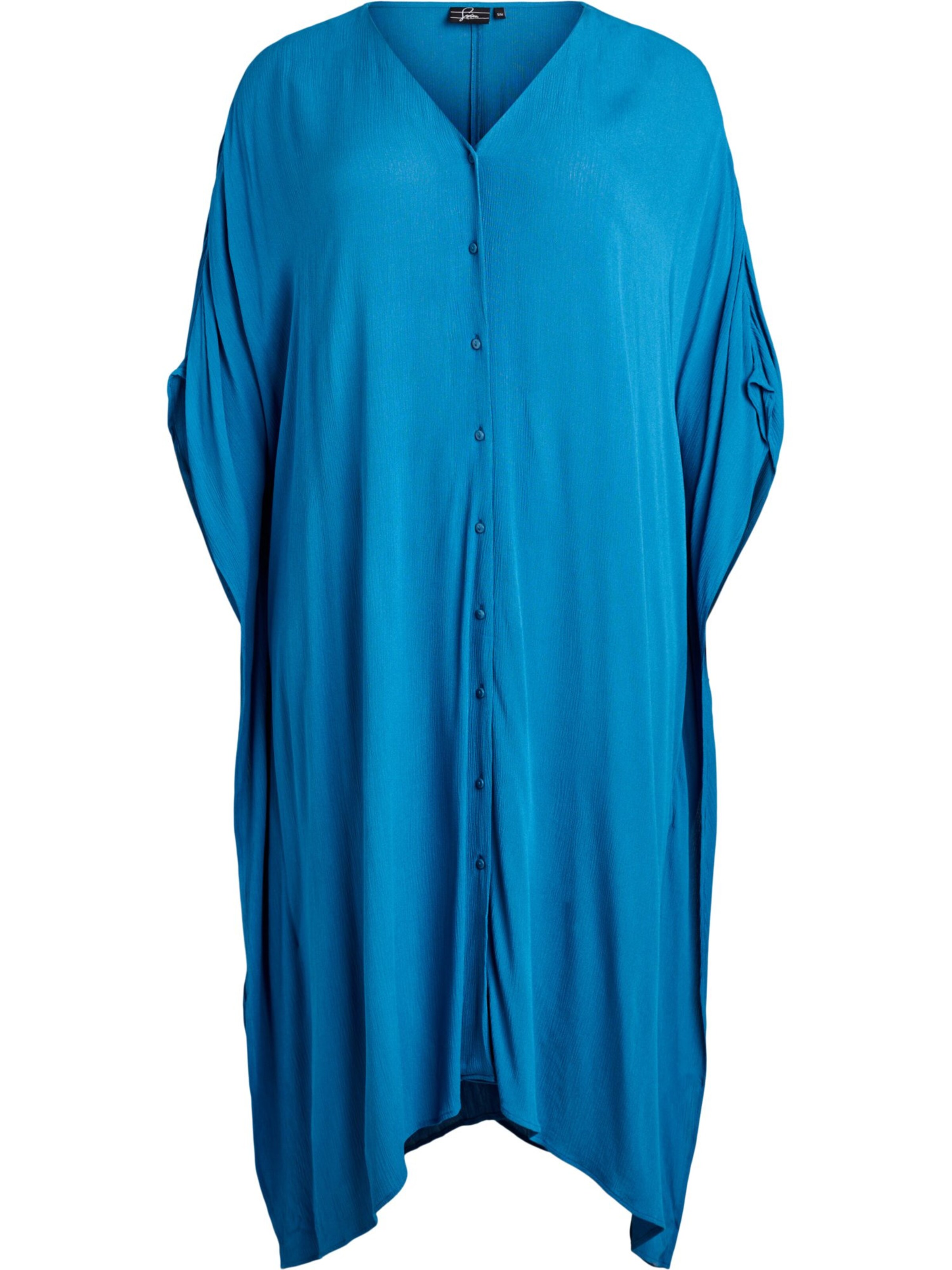 Swim by Zizzi Plážové šaty - Modrá: predná strana