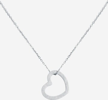 Gemshine Ketting in Zilver: voorkant