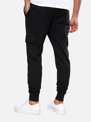 Threadbare Tapered Cargo trousers 'Stefan' in Black