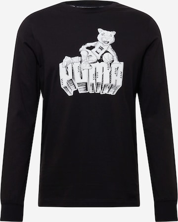 PUMA Sportshirt 'Dylan' in Schwarz: front