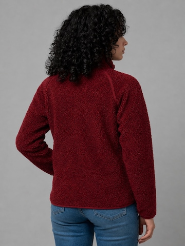 Derbe Fleece Jacket 'Kuschelby' in Red