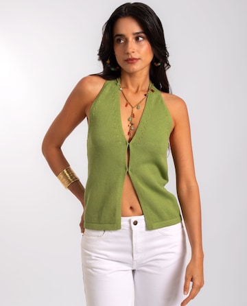 THE-ARE Top in Groen: voorkant