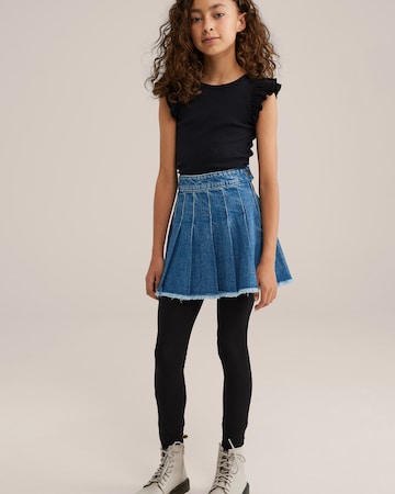 WE Fashion Skinny Leggings in Black