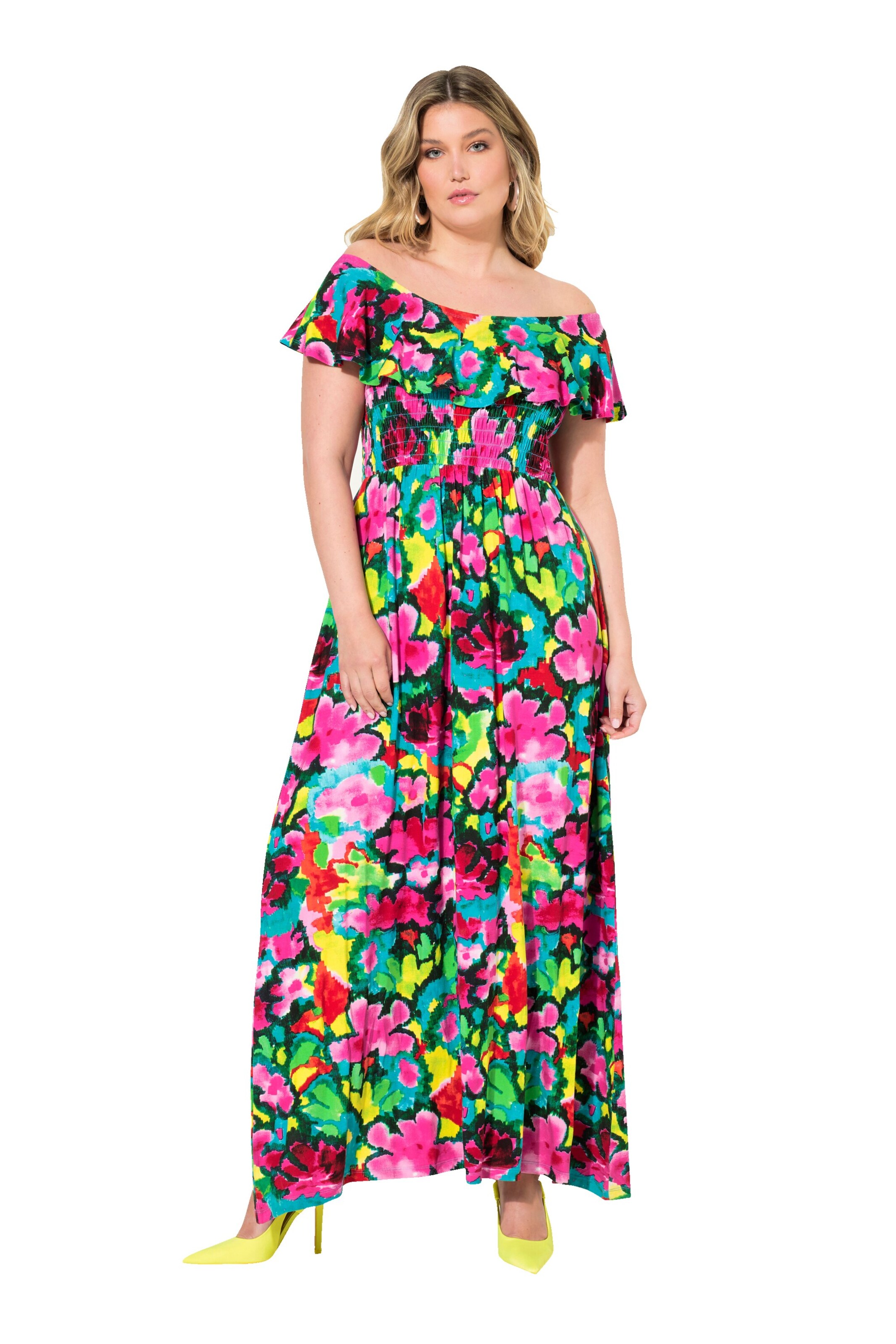 MIAMODA Summer dress in Mixed colours: front