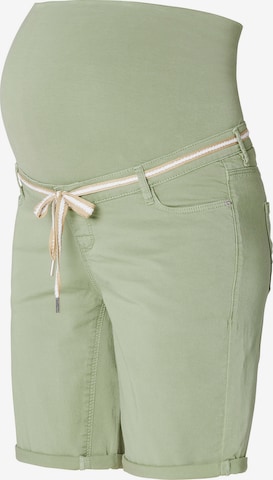 Esprit Maternity Regular Trousers in Green: front