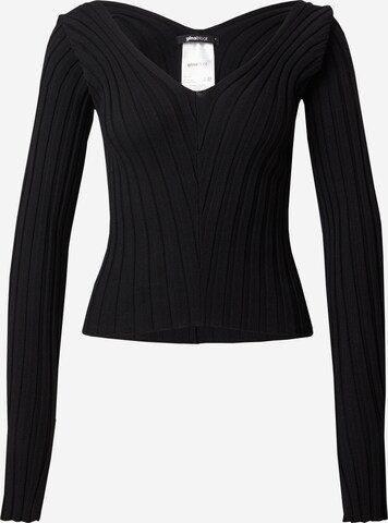 Gina Tricot Пуловер в черно: отпред